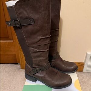 Earth Origins Penelope Americana Riding Boots - Mushroom